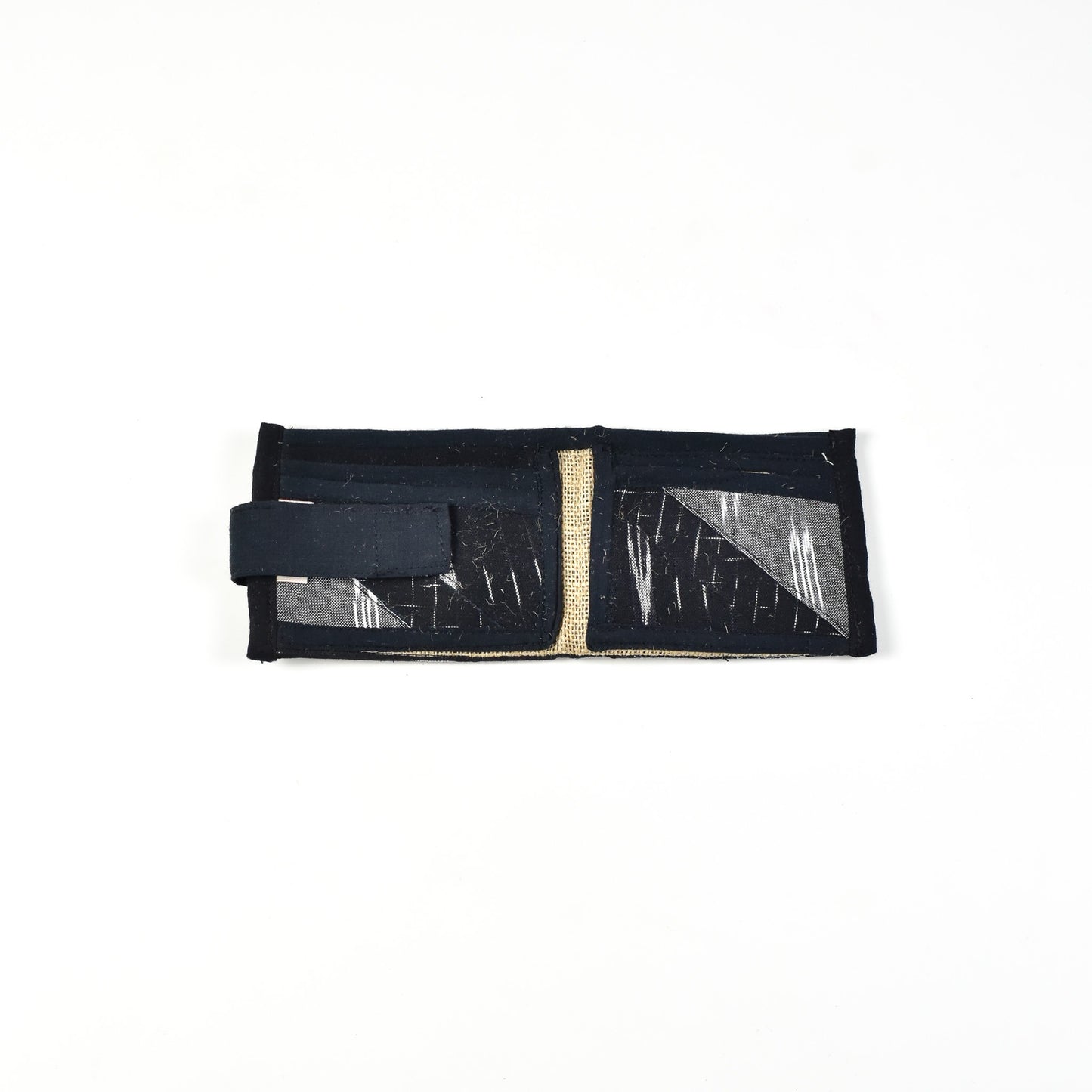 Black Ikkat Unisex Wallet