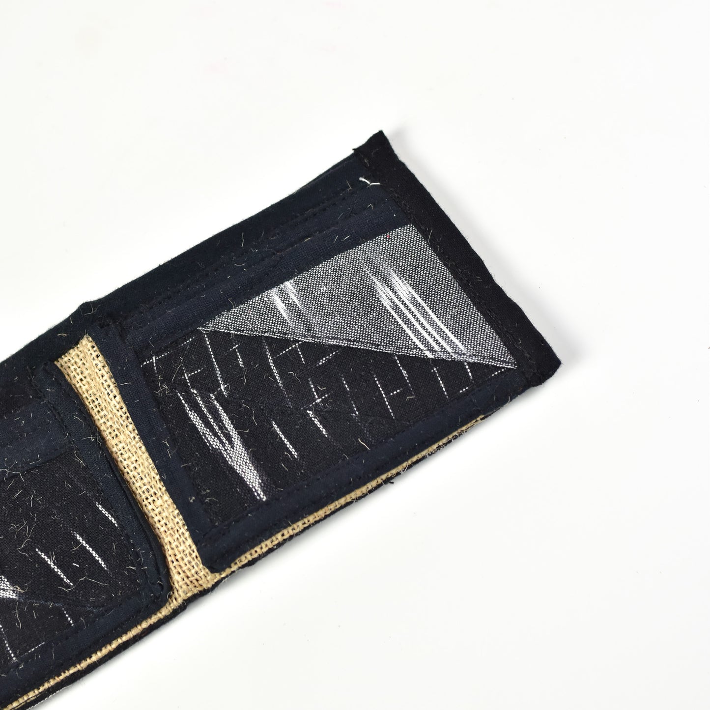 Black Ikkat Unisex Wallet