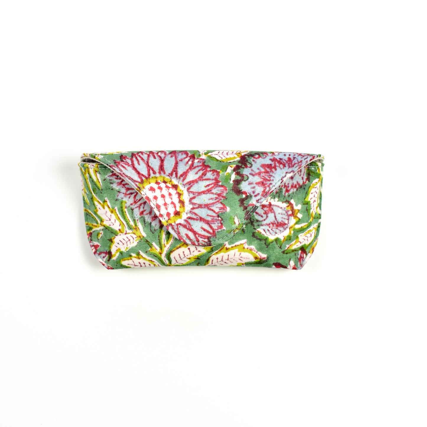 Eyeglass Holder - Green Floral