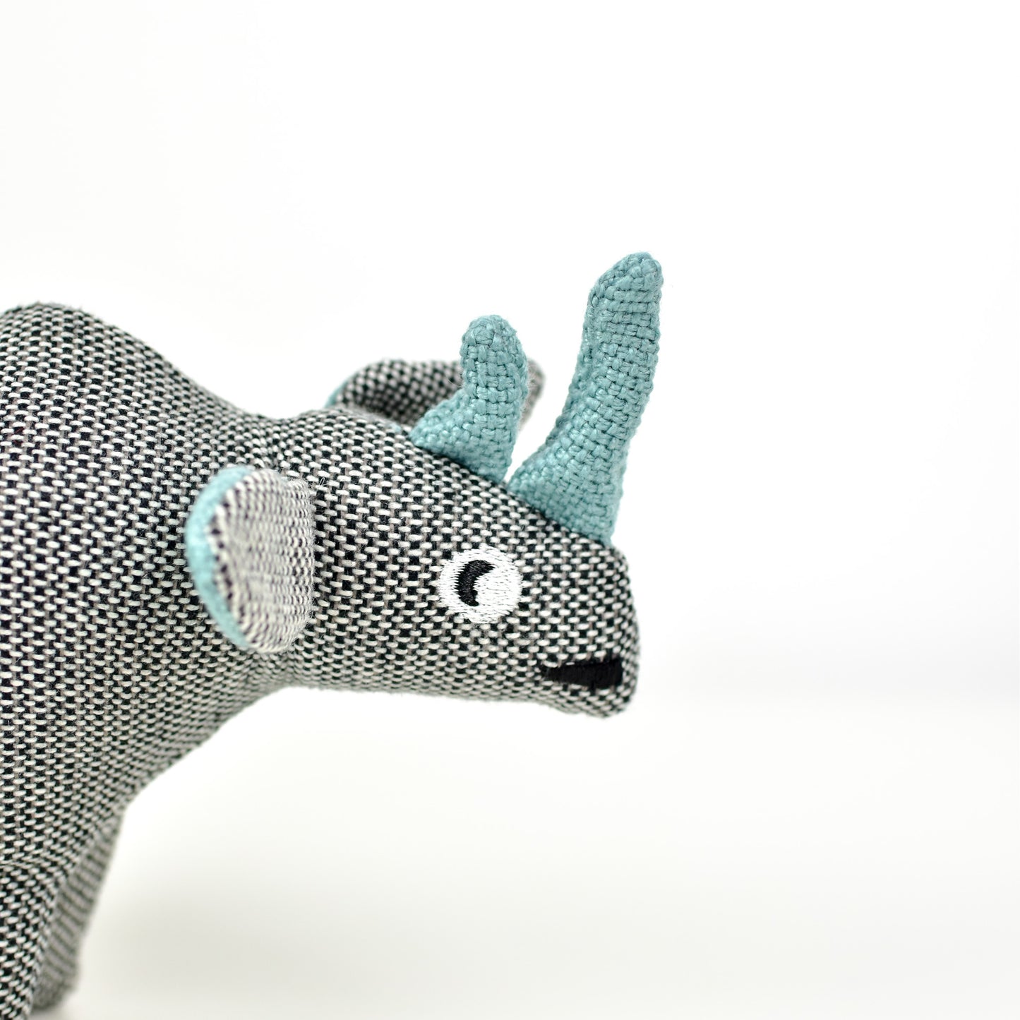 Rhino Plush Toy Recycled Fabric