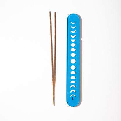 Blue Moon Phases Incense Stick Holder